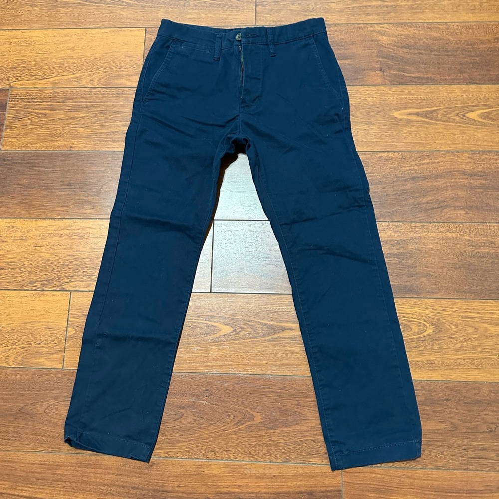 GOODFELLOW NAVY BLUER CHINO SKINNY PANTS SIZE 30